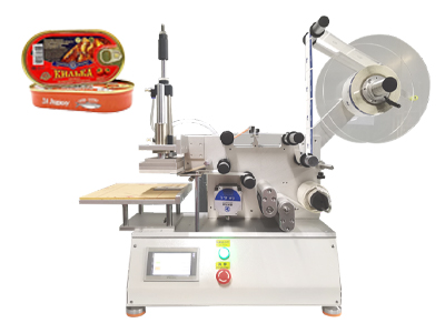 半自動(dòng)罐頭平面貼標(biāo)機(jī)